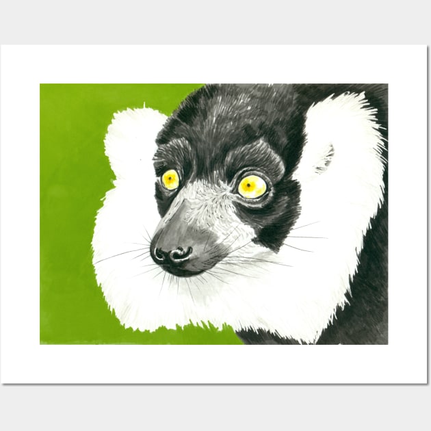 Lemur Wall Art by katerinamk